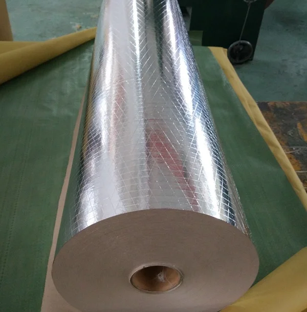 Reflective Aluminum Foil Faced Scrim Reinforced Kraft Paper Vapor