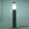 Solar Energized Stainless Steel Waterproof LED Outdoor Garden Light Landscape Yard Lawn Road Lamp Including Pillars