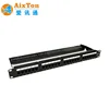 1U 24 Port Blank Unloaded Patch Panel for Cat6 Cat6A FTP
