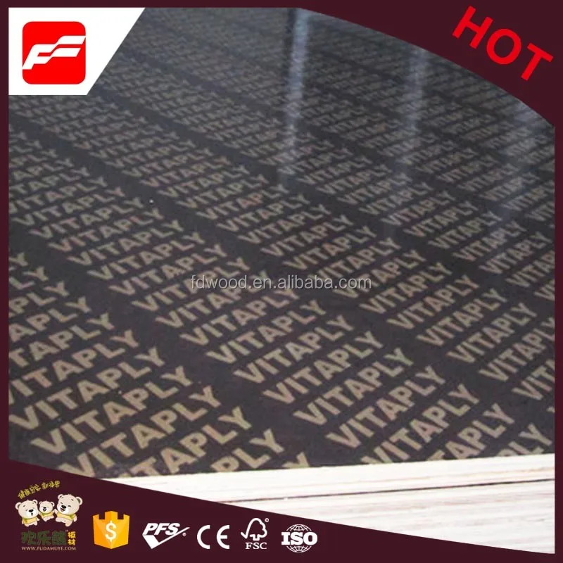 
9mm Black Film Faced Plywood for Shuttering 