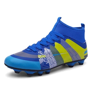 YT Shoes Kids Adults High Quality Leather Football Shoes Soccer Boots Training Shoes