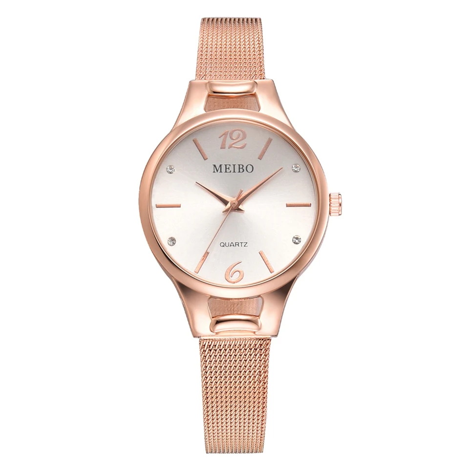 
Women Wrist Watch Luxury Ladies Dress Bracelet Quartz Watches For Women Simple Rose Gold Creative 2018 Gift Relogio Feminino 