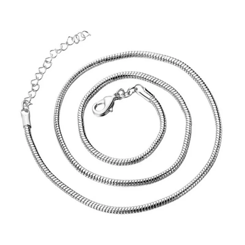 

wholesale snake chain plating 925 italian silver chain unisex chains factory  2.4mm wholesale, N/a
