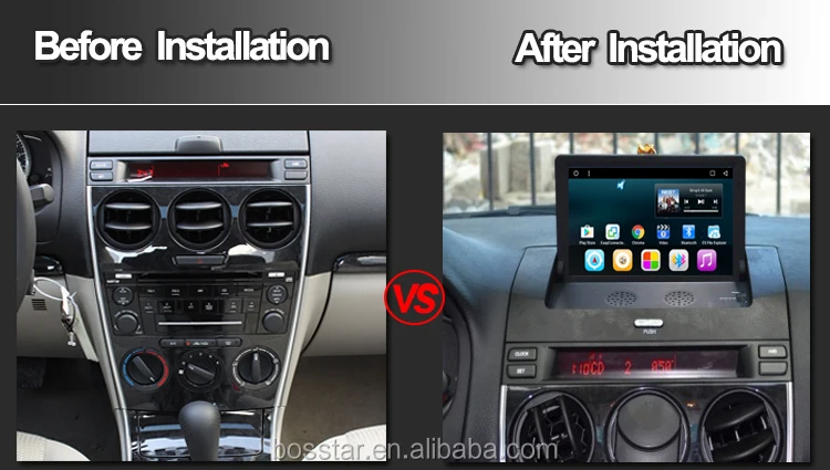 Bosstar 8 Inch Android Car Dvd Radio Multimedia Gps System