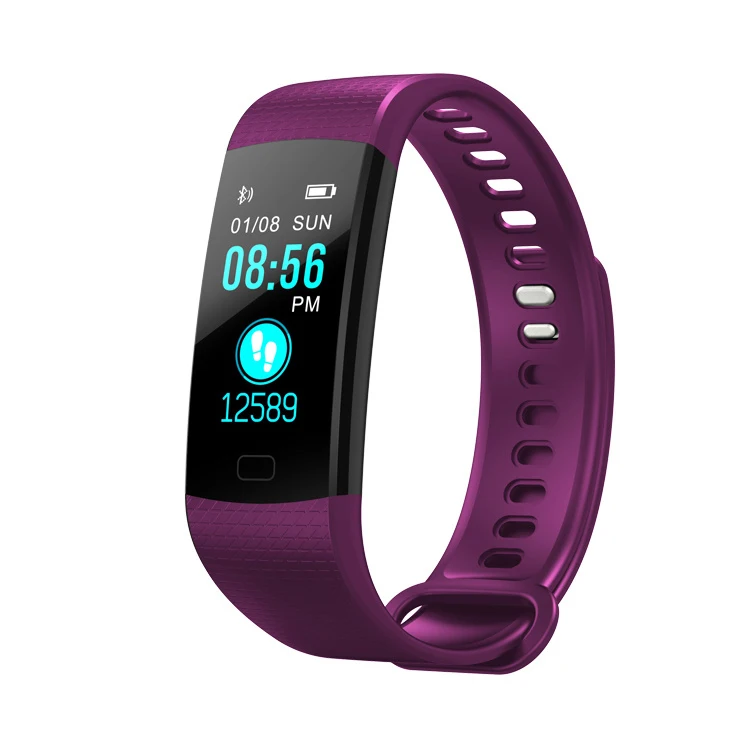 

Y5 ip67 waterproof smart bracelet with color display heart rate