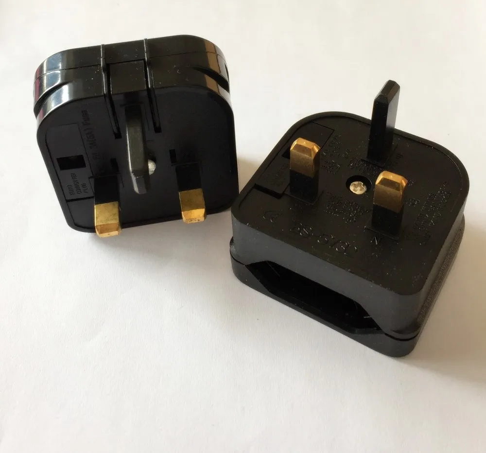 Vde To Bs Adapter Plug With Fuse 3a 5a Bs5733 Uk Travel Plug Typeg Plug Top Buy Eu To Uk Plug