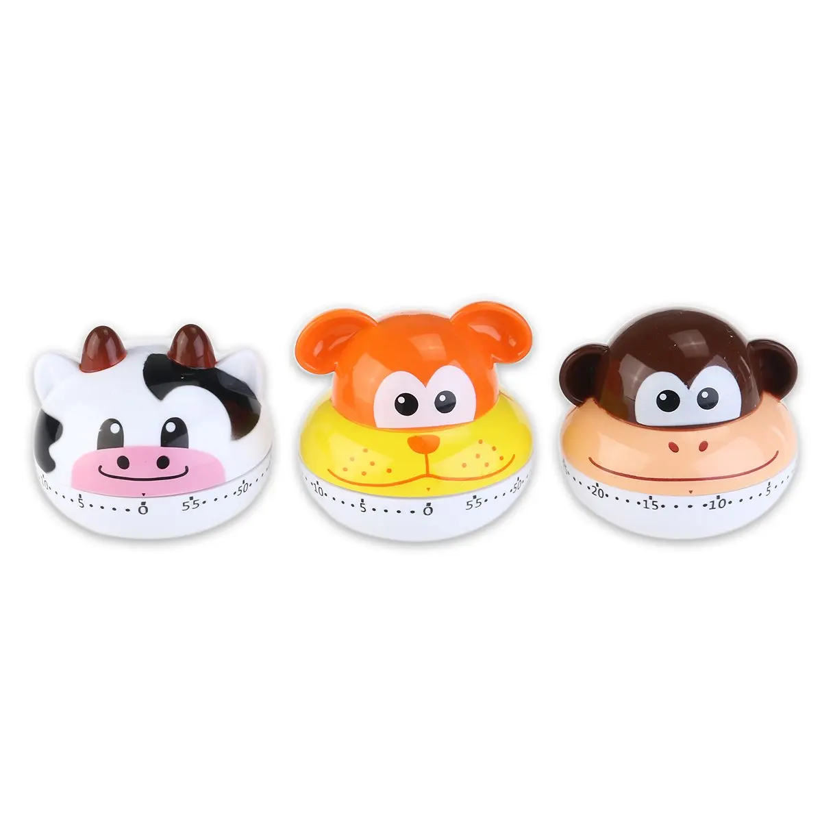 Tinksky Cartoon Mini Kitchen Cooking Timer Cute Animal Kitchen Timer (Random Style)