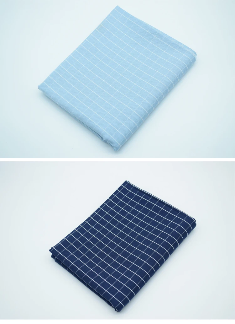 New Fashion Cotton Yarn Dyed Jacquard Windowpane Check Plaid Shirt Fabric