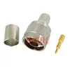 good quality brass cable 7D-FB rg213 rg8 male n connector for rg214