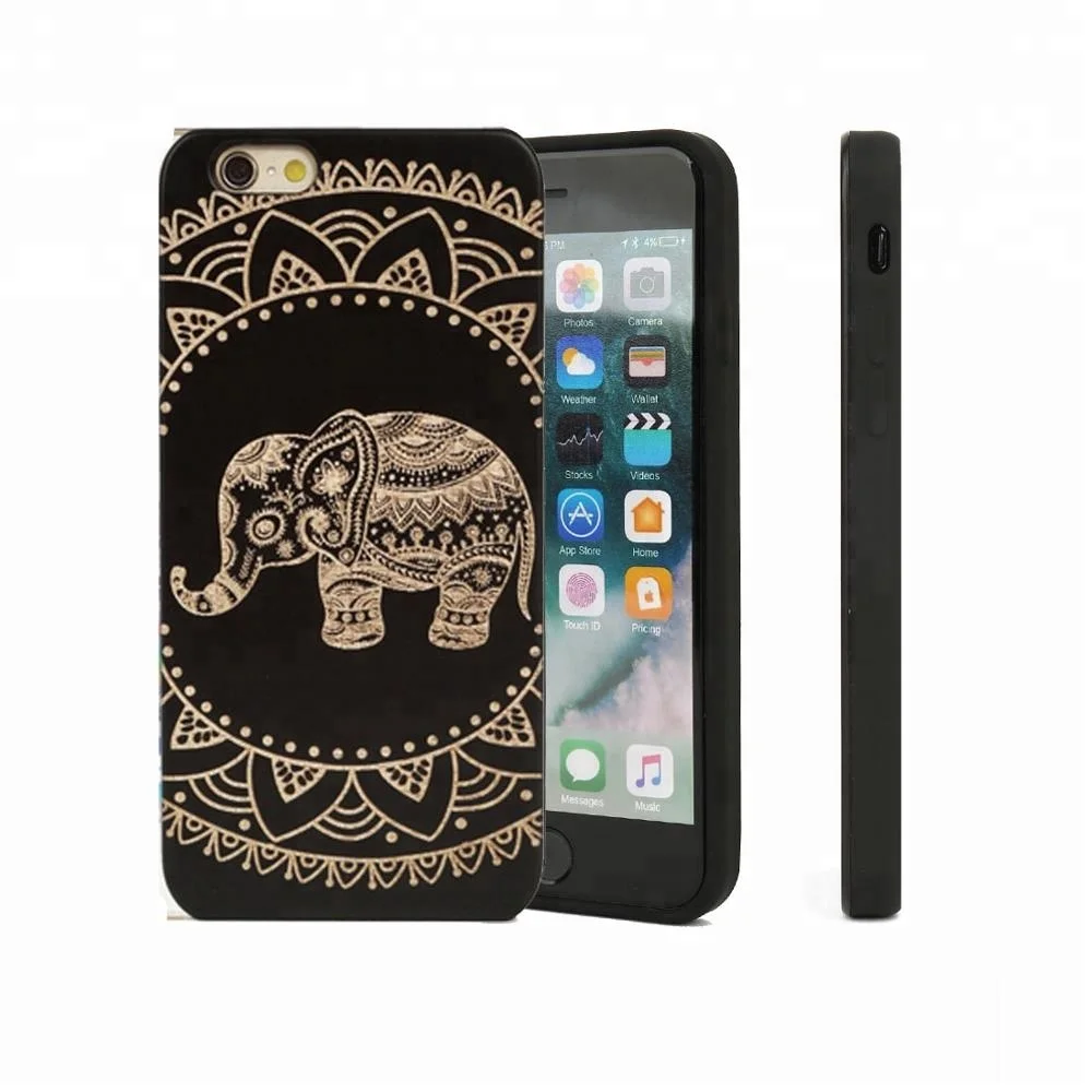 

Custom Engraved Design Wood Mobile Cell Phone Case for iPhone X