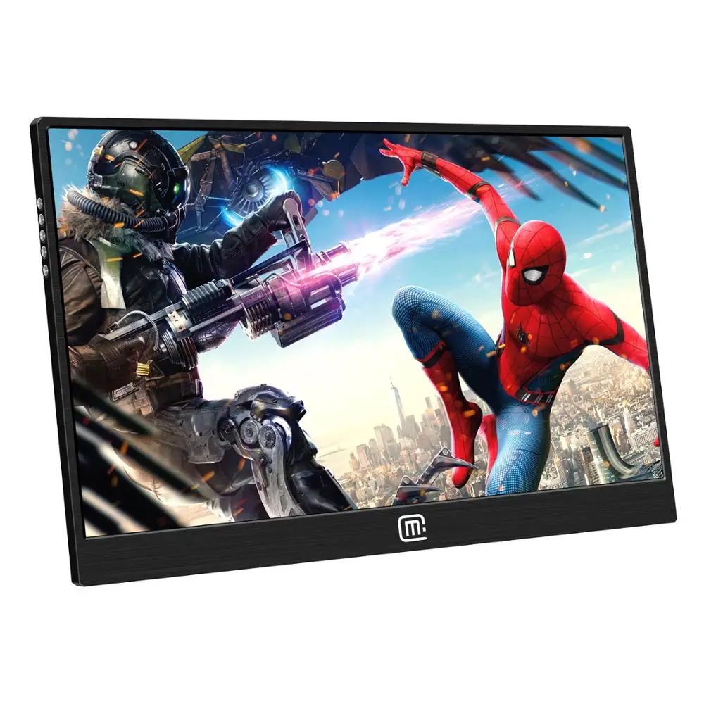 

inch Full Hd 1920*1080 Ips Usb Portable Multi-Touch Monitor narrow Bezel&slim With USB C 3.1 Video Inputs, Black