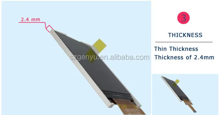 tft lcd module 2.0 transparent color lcd