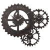 Modern Design Exquisite Medieval Industrial Gear Restoring Ancient Ways Wall Clock
