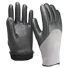 NMSHIELD nitrile winter glove hand warmer black nitrile gloves grip