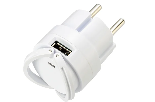 2.1A USB wall travel charger with LED for mobile phone with CE and ROHS