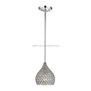 Home Decorators Collection 1 Light Polished Chrome Pendant With