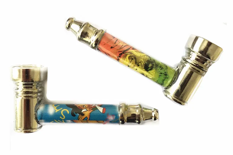 T047pm Lvhe Wholesale Metal Pipe Smoking Accessories Pipe Tobacco