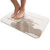 2019 Hot Sale Diatomaceous earth Fast drying bath mats Super absorbent for ce diatomite bath mat
