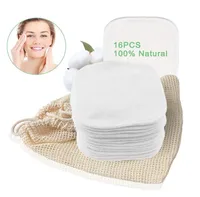 

Factory direct sales Facial Cleansing Cloths for Eye Makeup Remove Face Wipe bamboo cotton pads