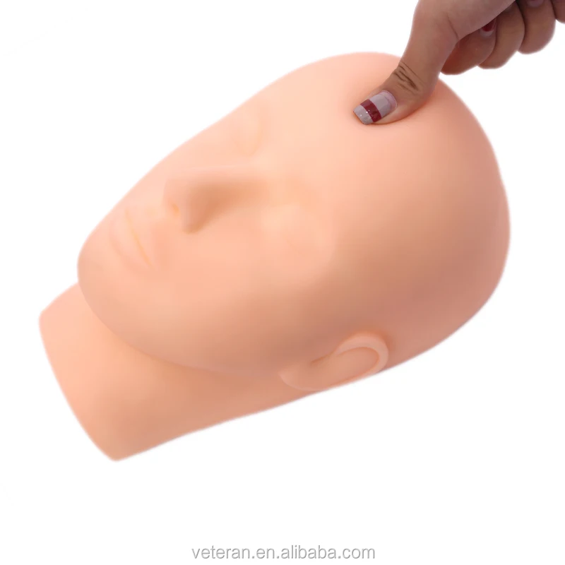 

Training Mannequin Practice Make Up realistic Eyelash Extension mannequin head for eyelash extensions, As pic