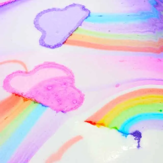 Custom 180g Beautiful fizzy Rainbow Bridge private sticker bath bombs with relax away your stress  function