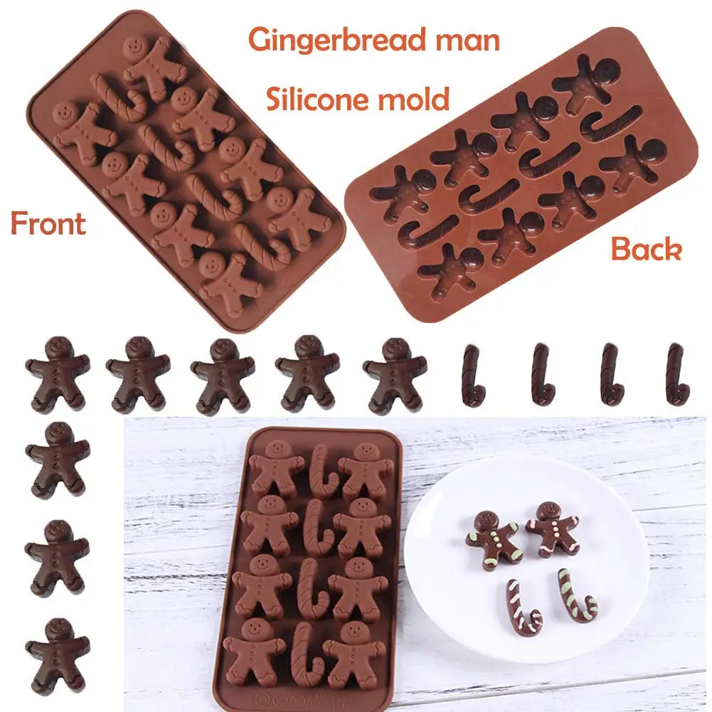 Seenda 1 Pack Christmas Silicone Molds, Christmas Chocolate Candy