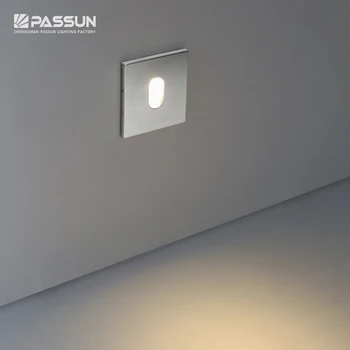 Indoor Decorative 1w Recessed Led Stair Wall Light Square Indoor Decorative 1w Recessed Led Stair