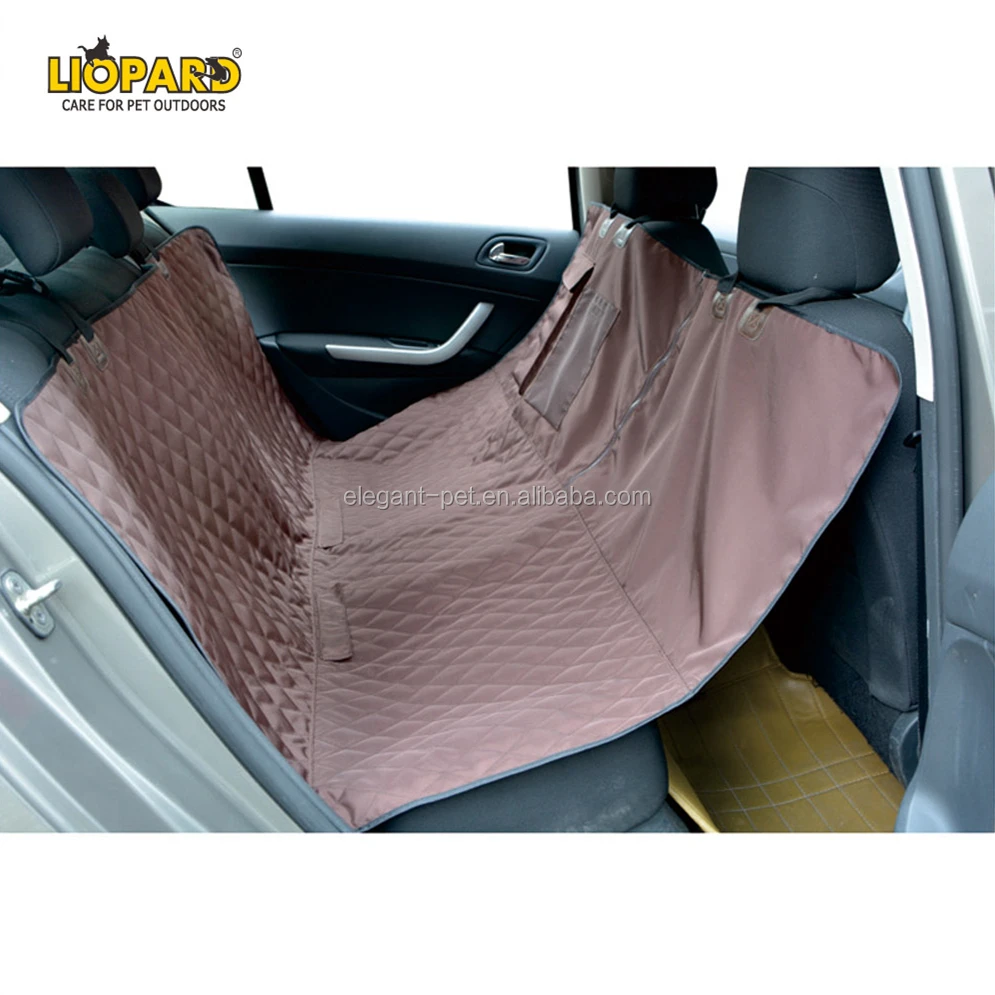 

Wholesale soft waterproof pet car seat cover/pet protector, Black/brown