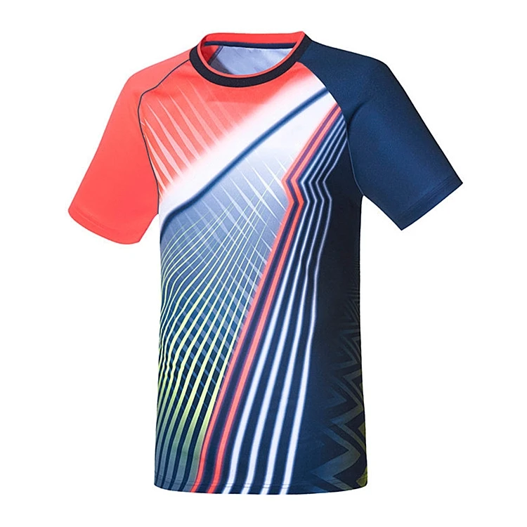 Wholesale sublimation badminton jersey badminton shirts badminton shuttlecock