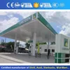 Metal Structure Illuminated Gas Station Canopy Fascia Sign