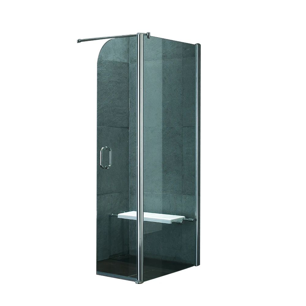 Frameless Single Pivot Glass Shower Door With Seat Buy Pivot