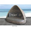 Yizhou Latest design outdoor white rattan adult day bed with canopy