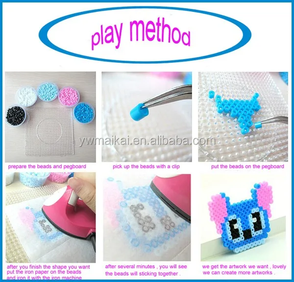 Top Selling Nontoxic Hama Beads Kids 2.6mm / 5mm Diy Perler Beads