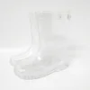 80% transparent rain boots clear plastic