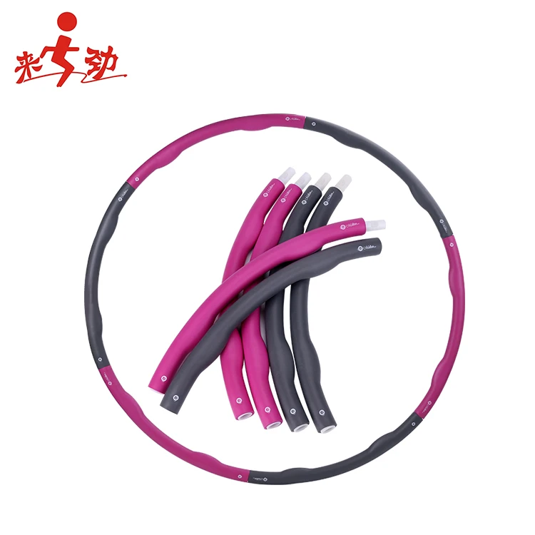 

Good Quality Mult-color Fitness smart ring loop Flexible Dismountable Elastic Adult Kids Children Hula ring and Hoop, Rose+black/gree+black/blue+black(can be made to order)