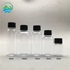 Free Sample 20ml 50ml 60ml 100ml Empty PET Plastic Flat Cap Skin Essence Oil Bottle