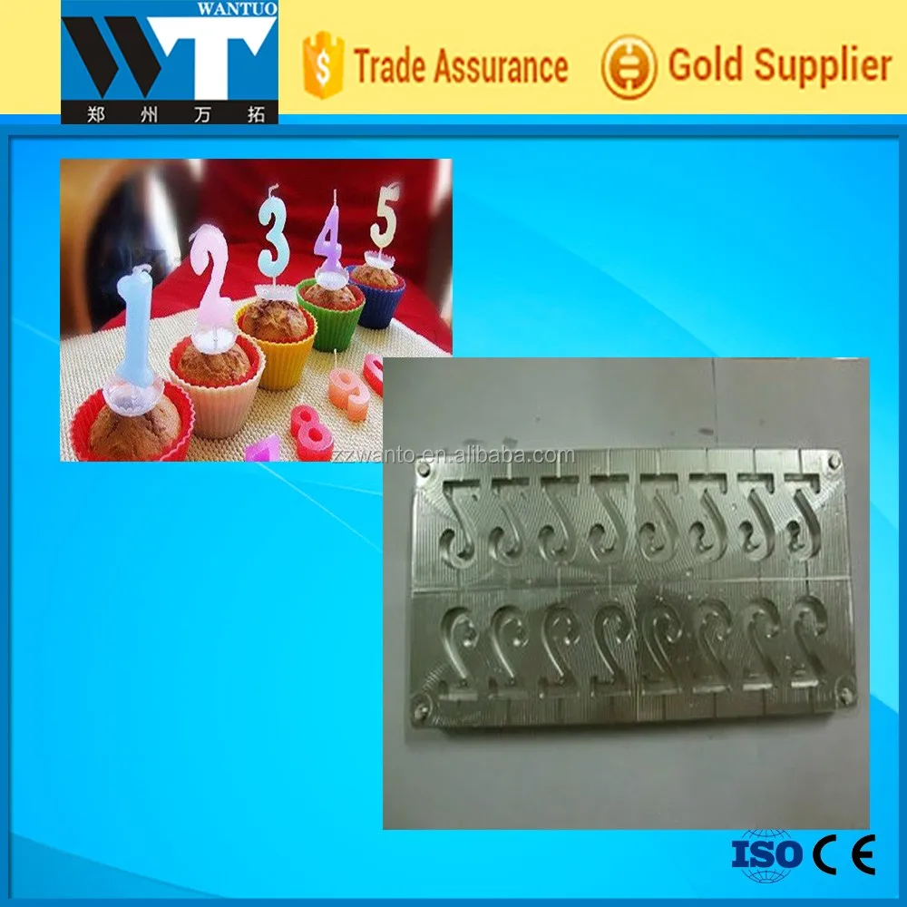 Factory Supply Birthday Number Candle Mould,Birthday Cake Decoration