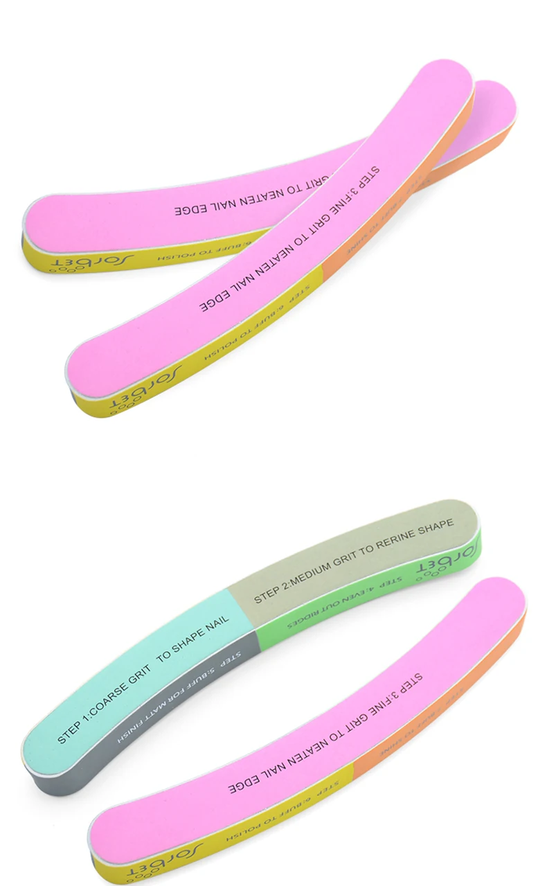 Nail File And Nail Buffer Cosmetic Manicure 7 Ways - Buy Nail File,Nail