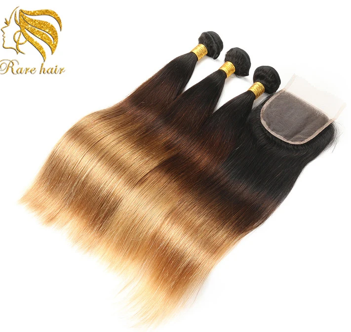 Mix Color 1b 27 Ombre Color Hair Two Tone Ombre Straight Brazilian ...