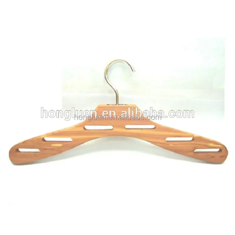 
OEM Processed Factory Creative Rose Gold Wooden Bow Rack Tie Scarf Hanger for Men 