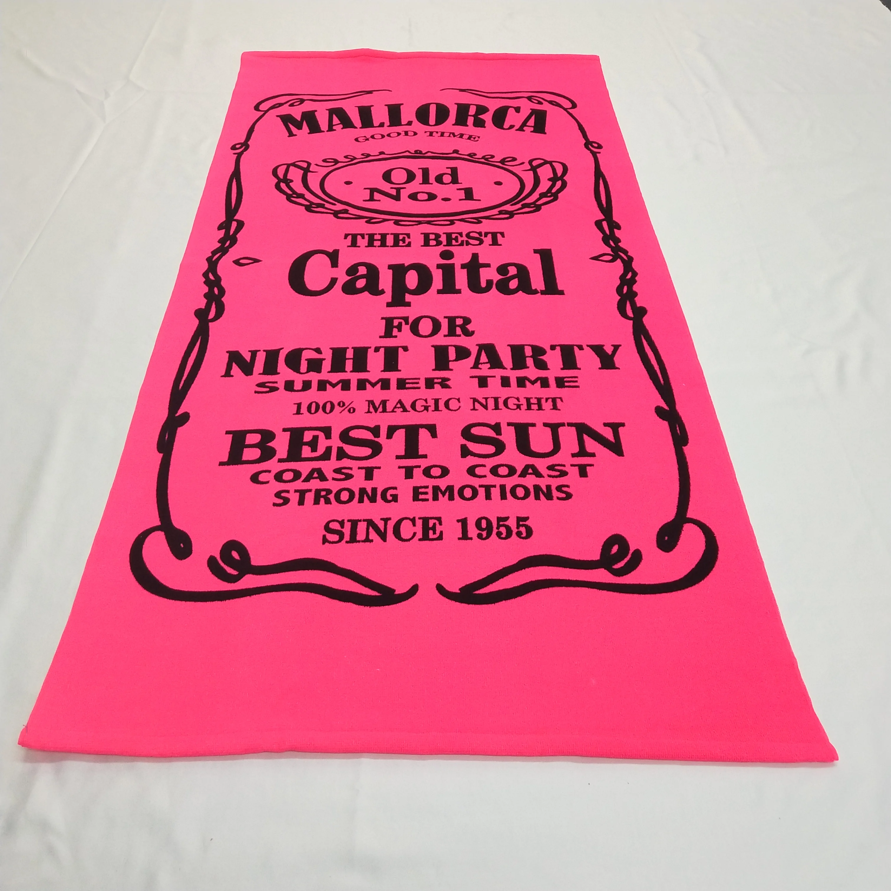 
Microfiber Custom Logo Printed Flamingo Beach Towel And Pool Towels 