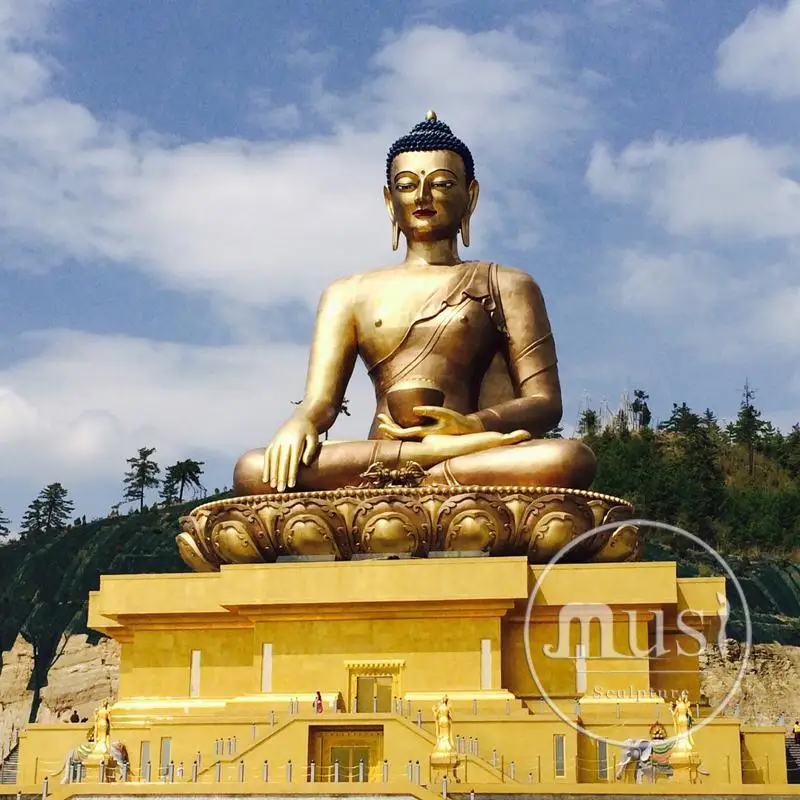 garden decor life size statue large bronze buddha statue