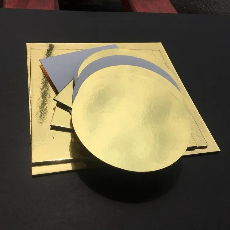 
Round Golden Cake Board 2.0mm 
