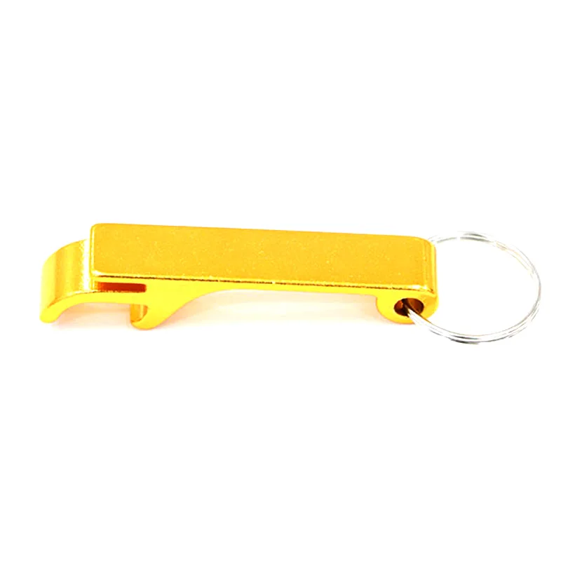 

Promotional Portable Cheap Aluminum Alloy Bottle Opener With Keychain, Custom color