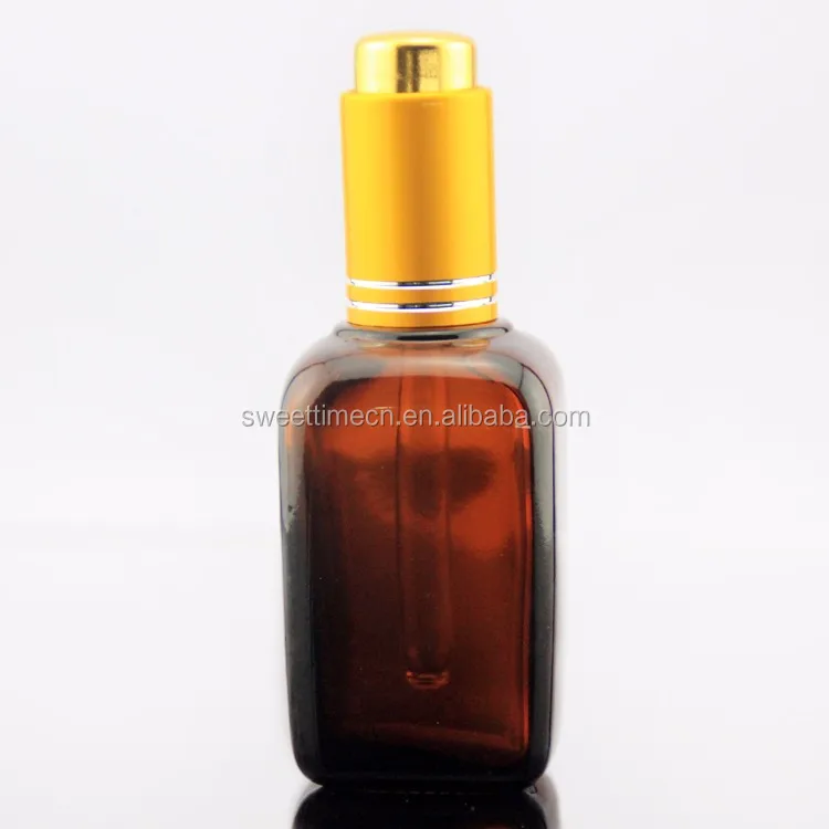 100ml Serum Bottles Empty Amber Square Bottles Ejuice Essence Oil