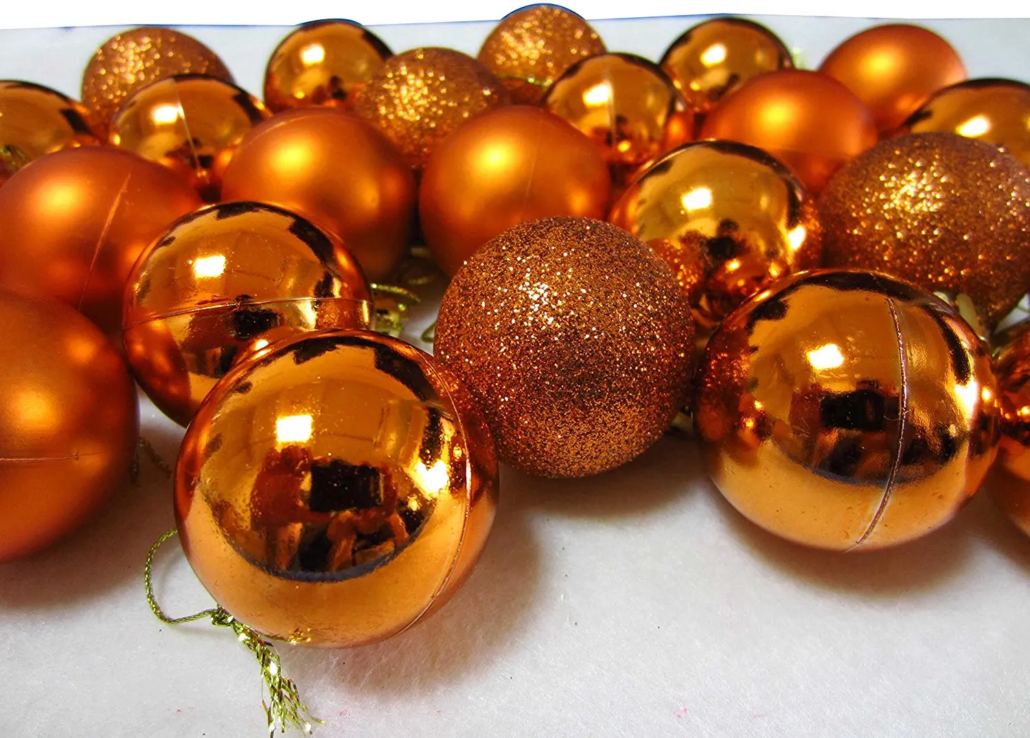 bronze christmas balls