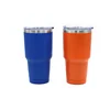 Full Set 30 Oz Double Wall Stainless Steel Vacuum Insulation Tumbler With Tritan Lid, Handle, Straw, Brush Sublimation Blanks 1