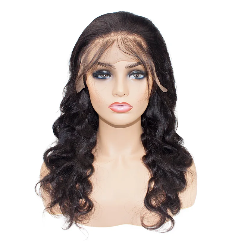 

Dropshipping China's supplier morein hair frontal lace wigs body wave 100% virgin indian human hair lace wigs