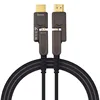 RJC1078D 5meters 4K optical PLUG D to D alternative 60Hz 18Gbs rated Copper Fiber Heading Detachable HDMI2.0 cable