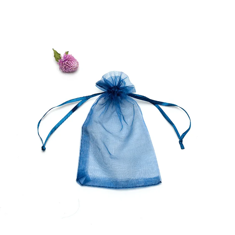 13x18cm/5x7 Inches 25 Colors In Stock Promotional Small Mesh Drawstring